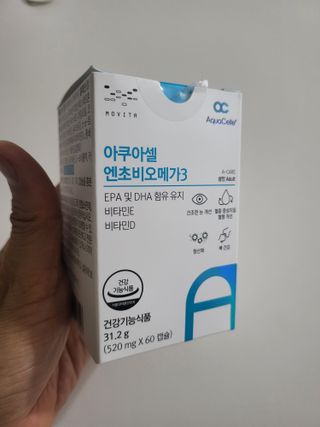 메디포스트 모비타 아쿠아셀 엔초비오메가3 60캡슐 — 3점을 준 리뷰어가 2023년 1월 올린 사용 사진
