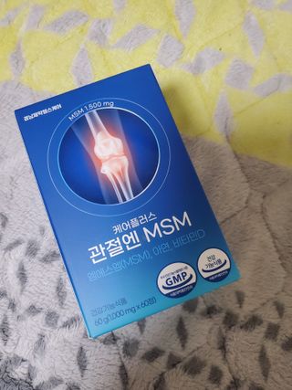 [경남제약헬스케어]케어플러스 관절엔 MSM 1000mg 60정/1개월분/관절/뼈/연골 영양/비타민D+아연/1일2정 — 5점을 준 리뷰어가 2024년 1월 올린 사용 사진