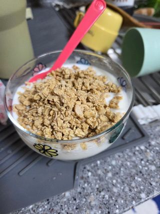 *구매평_[덴마크] 진하고 더 고소한 무가당 플레인 요거트 1.8L — 5점을 준 리뷰어가 2025년 9월 올린 사용 사진