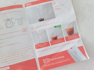 클린24시간 1BOX(5포) + 전용보틀(500ml) — 5점을 준 리뷰어가 2022년 8월 올린 사용 사진