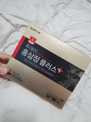 서울약사신협_투데이홍삼정플러스스틱_10g x 30포 — 5점을 준 리뷰어가 2021년 2월 올린 사용 사진