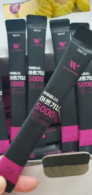 [푸름웰니스] 아르기닌 5000 (10g x 100포) — 5점을 준 리뷰어가 2022년 3월 올린 사용 사진