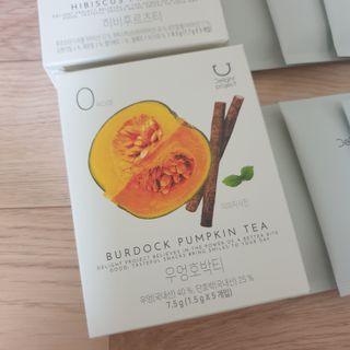 딜라이트 프로젝트 블렌딩티 우엉호박티, 히비후르츠티, 쟈스민캐모티 — 5점을 준 리뷰어가 2021년 7월 올린 사용 사진