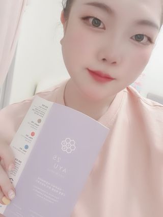 AYU25[아유트웬티파이브]다마스크로즈워터 베이스 천연 수분 촉촉 크림 — 5점을 준 리뷰어가 2021년 4월 올린 사용 사진