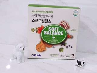 씨디랩 속이 편한 강아지 사료 소프트발란스 기호성 좋은 발효사료 피부와 위장 관절과 위장 — 5점을 준 리뷰어가 2021년 3월 올린 사용 사진