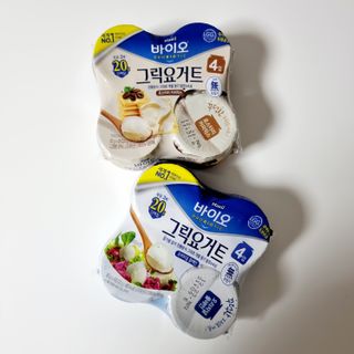 매일바이오 그릭요거트 오리지널 플레인 4개, 로스터리 커피믹스 4개 — 4점을 준 리뷰어가 2021년 12월 올린 사용 사진
