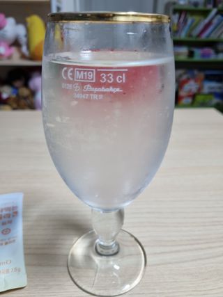 [음료수 대신 가능!]  빠르게 흡수되는 아임오 타먹는 콜라겐 1박스 — 5점을 준 리뷰어가 2023년 4월 올린 사용 사진