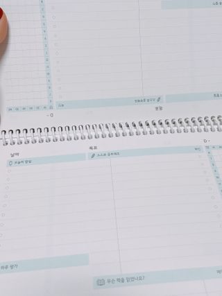 리훈 차일드라이크 초등학생 스터디 플래너 — 5점을 준 리뷰어가 2021년 10월 올린 사용 사진