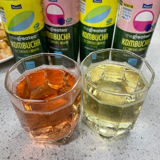 더그레잇티 콤부차 [매일유업] 더그레잇티 44kcal 콤부차 300ml *12개입 (오리지널 6개+베리리치 6개) — 4점을 준 리뷰어가 2023년 7월 올린 사용 사진