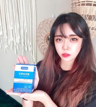 뉴트리션팩토리 비타프렙 오큐슈프림 루테인 오메가3 1050mg — 5점을 준 리뷰어가 2021년 10월 올린 사용 사진