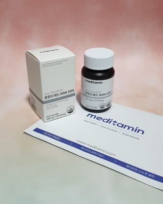 메디타민 원헌드레드 MSM 2000 — 5점을 준 리뷰어가 2021년 5월 올린 사용 사진
