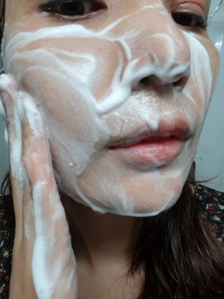 닥터스피지에이 데일리 케어 하이드레이팅 폼클렌저 — 5점을 준 리뷰어가 2021년 6월 올린 사용 사진