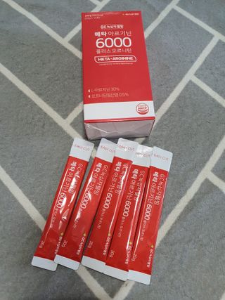 메타아르기닌 GC녹십자웰빙 메타 아르기닌 6000 플러스 오르니틴 — 5점을 준 리뷰어가 2022년 5월 올린 사용 사진
