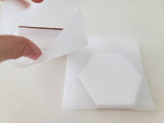 코하드블랑 캘리포니아 규조토 육각 컵받침 코스터 2개 세트 — 4점을 준 리뷰어가 2021년 1월 올린 사용 사진