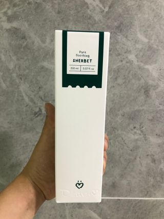 디어비 퓨어 수딩 샤벳 — 3점을 준 리뷰어가 2021년 8월 올린 사용 사진