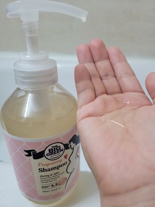 빅그린 임산부 전용라인 3종세트 - 샴푸500ml,트리트먼트500ml,바디워시500ml — 5점을 준 리뷰어가 2022년 8월 올린 사용 사진