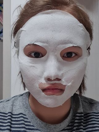 아이디플라코스메틱 페이스핏 플라스터 마스크 _ 리뉴얼 — 5점을 준 리뷰어가 2022년 5월 올린 사용 사진