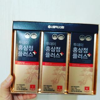 서울약사신협_투데이홍삼정플러스스틱_10g x 30포 — 5점을 준 리뷰어가 2021년 2월 올린 사용 사진