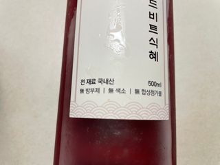 트롯전통식혜 트롯레드비트식혜 1리터 +500리터 — 5점을 준 리뷰어가 2021년 5월 올린 사용 사진