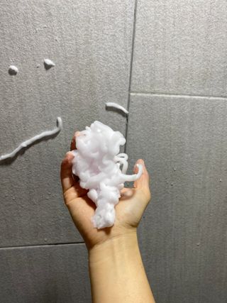여우두마리 아기 버블클렌저 버블폼 거품놀이 유아바디워시 배쓰밤 입욕제 — 5점을 준 리뷰어가 2021년 2월 올린 사용 사진