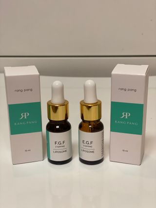 랑팡 EGF+FGF 10ppm 리포좀 앰플 원액 10ml — 5점을 준 리뷰어가 2021년 11월 올린 사용 사진