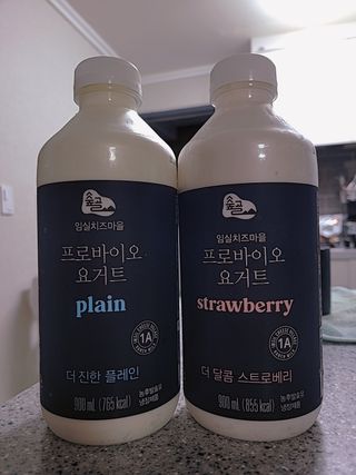 숲골 임실치즈마을 프로바이오 요거트 900ml — 5점을 준 리뷰어가 2021년 8월 올린 사용 사진