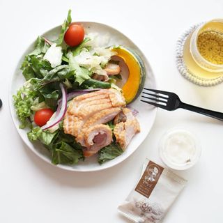 참살이도시락 작심삼일 샐러드도시락 3개 맛보기 새벽배송 또는 택배배송 — 5점을 준 리뷰어가 2021년 8월 올린 사용 사진