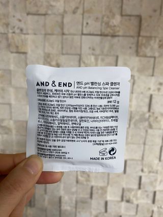 앤앤드 앤드앤엔드 pH 밸런싱 스파클렌저 — 5점을 준 리뷰어가 2021년 2월 올린 사용 사진