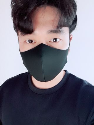 [에이블밤부] 리퓨어 쿠퍼 마스크 10color — 5점을 준 리뷰어가 2021년 3월 올린 사용 사진