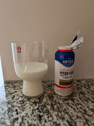 LIVE 매일바이오 썬화이버 드링킹 요거트 — 5점을 준 리뷰어가 2022년 8월 올린 사용 사진