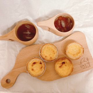 디앙뜨 포르투갈 에그타르트 오리지널 맛+패션후르츠+초콜릿타르트 맛 중 택1 — 5점을 준 리뷰어가 2021년 8월 올린 사용 사진