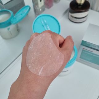 리더스코스메틱 리더스 카밍 바이오틱스 퀵 수딩 패드 — 4.5점을 준 리뷰어가 2022년 5월 올린 사용 사진