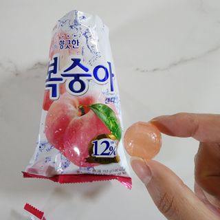 청포도캔디 복숭아캔디 — 5점을 준 리뷰어가 2022년 11월 올린 사용 사진