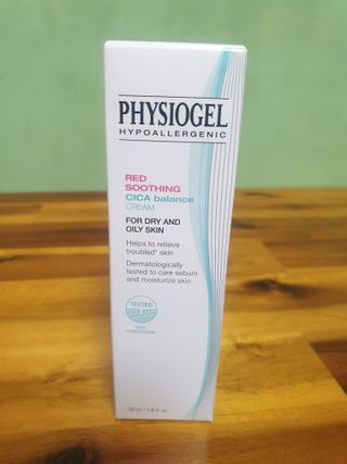 피지오겔 레드수딩 시카밸런스 크림 50ml — 5점을 준 리뷰어가 2022년 4월 올린 사용 사진
