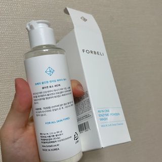 LIVE 포베리 올인원 엔자임 파우더 워시 + 토탈 솔루션 셀 에센스 미스트 — 5점을 준 리뷰어가 2022년 4월 올린 사용 사진