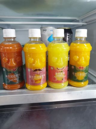 탐라원 제주의 맛, 몬딱주스 4종세트 - 한라봉몬딱주스, 천혜향몬딱주스, 청귤에이드, 당근몬딱주스 — 5점을 준 리뷰어가 2021년 7월 올린 사용 사진