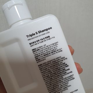 트리플에스 탈모 샴푸 275ml + 실크 트리트먼트 275ml — 5점을 준 리뷰어가 2021년 2월 올린 사용 사진