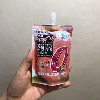 ORIHIRO 오리히로 곤약젤리 제로칼로리 130g 4종 4팩(맛별로 1팩씩) — 5점을 준 리뷰어가 2023년 3월 올린 사용 사진
