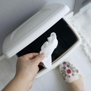 창신리빙 [블랑 휴지통 5종] 똑똑한 정리 수납 — 5점을 준 리뷰어가 2021년 1월 올린 사용 사진