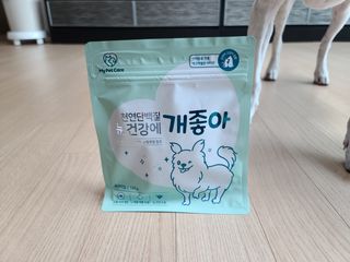 My Pet Care 천연단백질 눈건강에 개좋아 — 5점을 준 리뷰어가 2021년 3월 올린 사용 사진