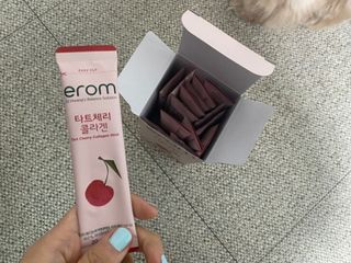 이롬 erom 타트체리 콜라겐 — 4점을 준 리뷰어가 2021년 3월 올린 사용 사진