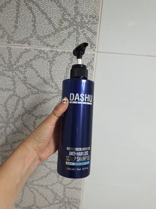 다슈코리아 다슈 데일리 단백질 한방 두피 골드 샴푸 500ml — 5점을 준 리뷰어가 2021년 1월 올린 사용 사진