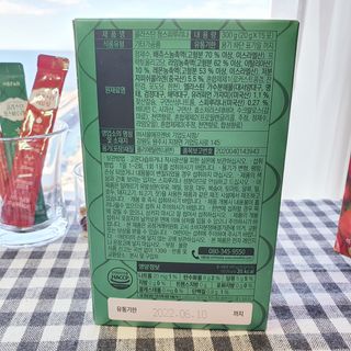 서울에프엔비 콜라스틴 3종 뷰티젤리스틱 45입 [ABC핏 15입 /  석류핏 15입 / 청스피루리나 15입] — 5점을 준 리뷰어가 2021년 7월 올린 사용 사진