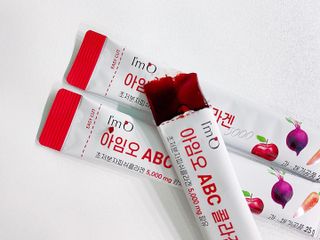 아임오 ABC 콜라겐 젤리 14포 — 4.5점을 준 리뷰어가 2022년 2월 올린 사용 사진