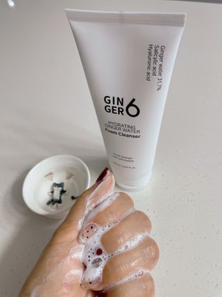 GINGER6 하이드레이팅 진저 워터 폼클렌징 — 5점을 준 리뷰어가 2021년 9월 올린 사용 사진