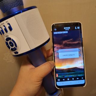 매직씽 노래방 어플리케이션 6개월 이용권 — 5점을 준 리뷰어가 2021년 9월 올린 사용 사진