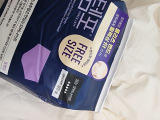FREE [템포] 패드 내추럴순면 입는 오버나이트 5P * 2개 — 5점을 준 리뷰어가 2023년 10월 올린 사용 사진
