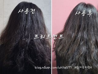 유니프 헤어 리페어 트리트먼트 — 5점을 준 리뷰어가 2024년 4월 올린 사용 사진