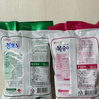 청포도캔디 복숭아캔디 — 5점을 준 리뷰어가 2022년 11월 올린 사용 사진