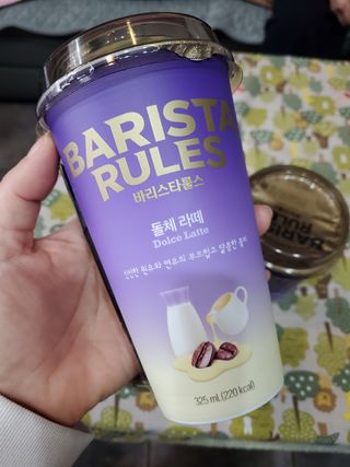 바리스타룰스 돌체 라떼 — 5점을 준 리뷰어가 2023년 4월 올린 사용 사진